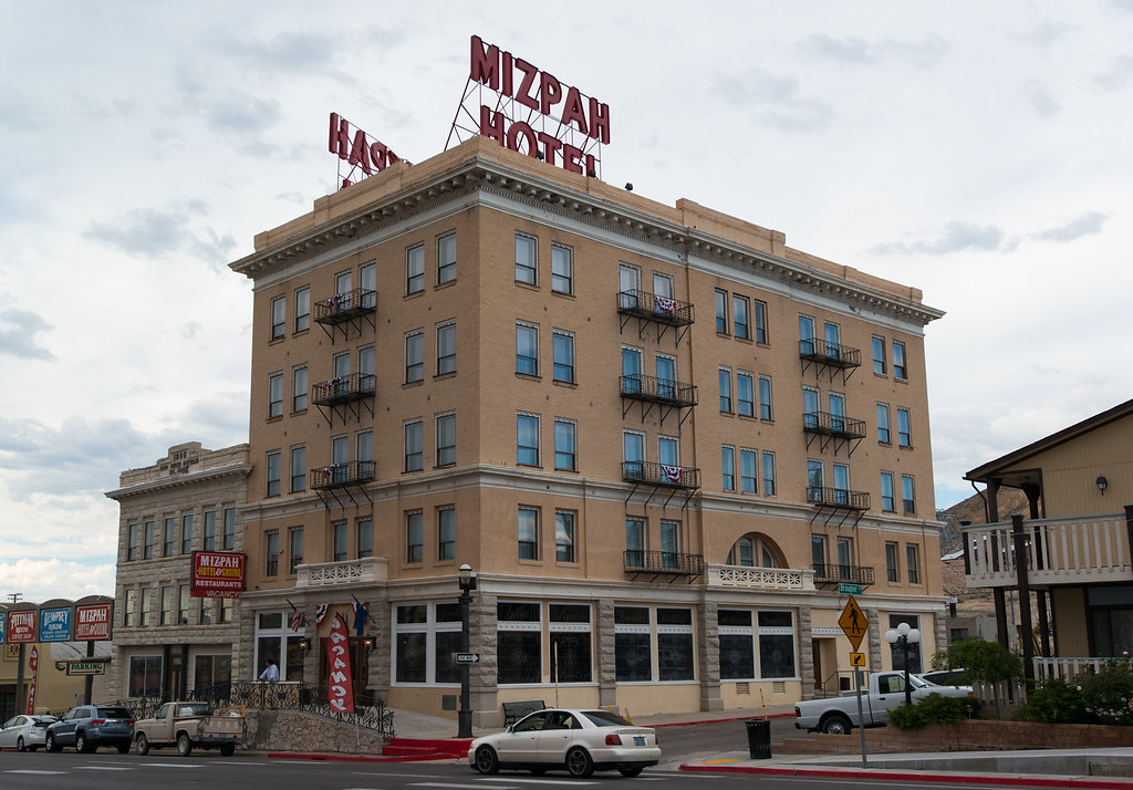 Mizpah Hotel Tonopah Cool old building now owned by the Cl… Flickr