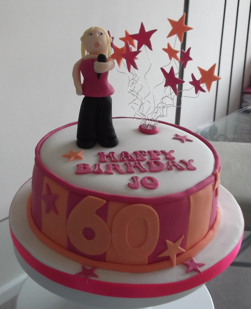 60th birthday cake A 60th birthday cake for a lady who lik… Nikki