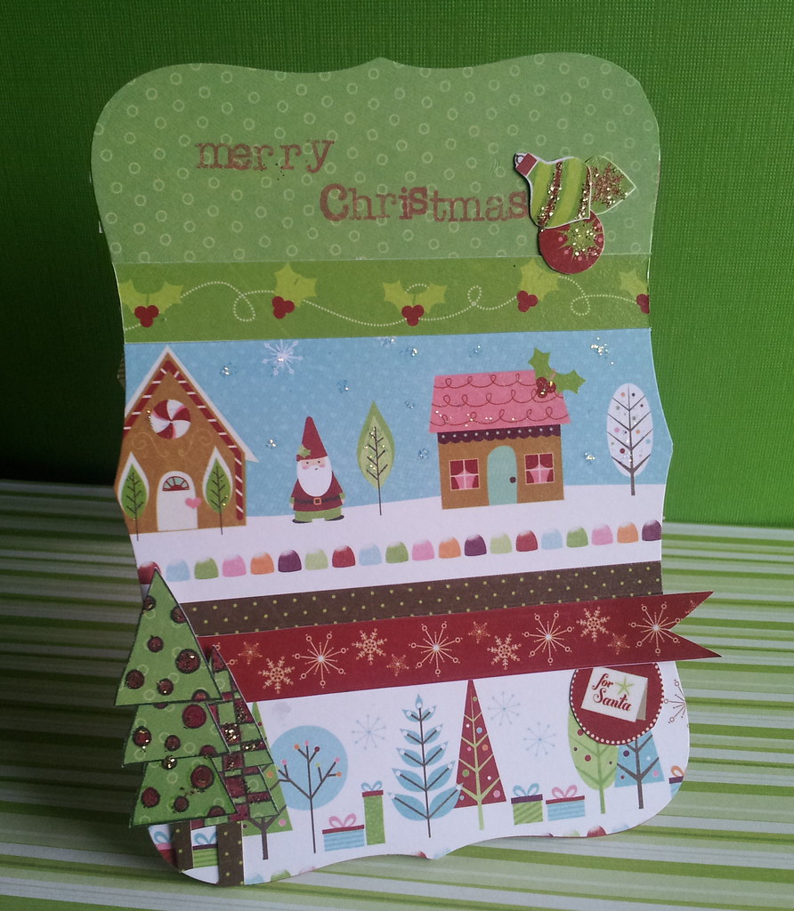 Merry Christmas I made my first Christmas Card for the CHA… Flickr