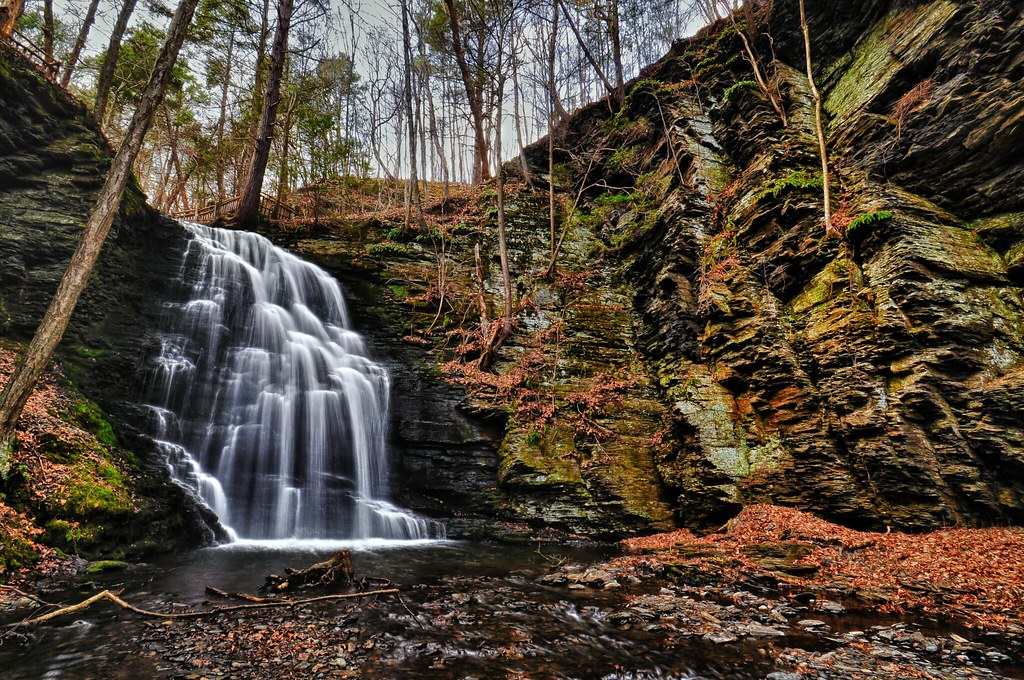 Bridal Veil Falls Bushkill Falls. Pa. Tom Flickr