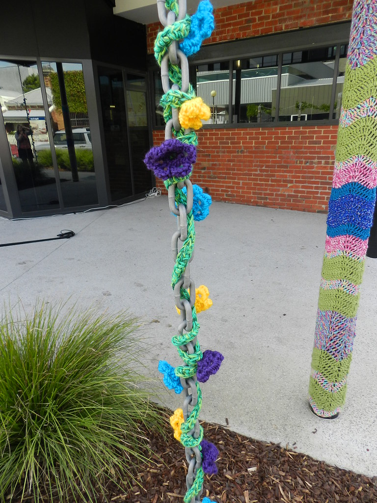 Yarn bombing Textiles hub Yarn bombing of the Fashion & … Flickr