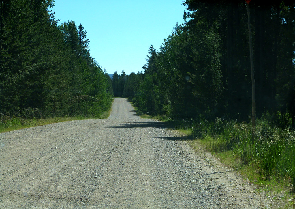 Flagg Ranch Road from the Idaho side olmue Flickr