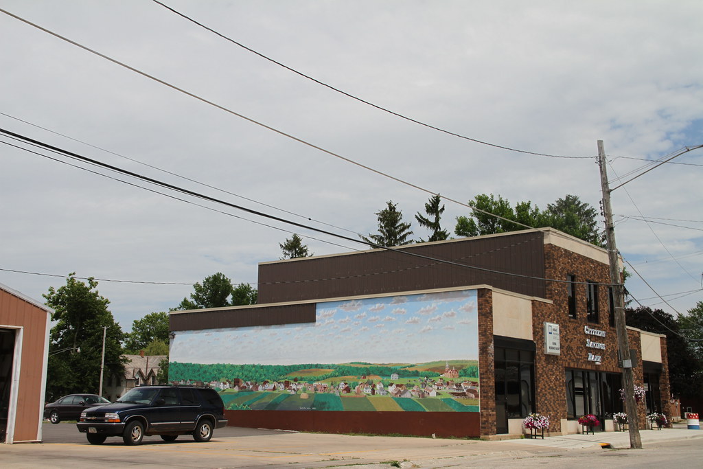 Spillville Iowa, Mural Art, Winneshiek County IA Bruce Wicks Flickr