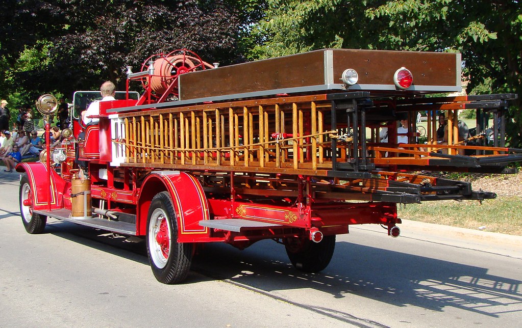 Riverside FD.antique Seagrave Hook&Ladder. Photo study of … Flickr