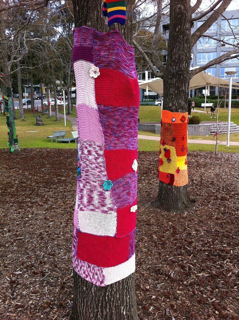 Yarn Bombing in Gosford 5 "The Bowerbird Project" Flickr