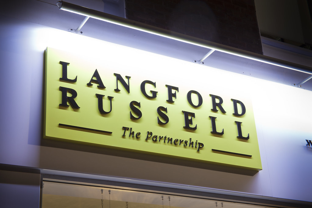 Langford Russell Property Estate Agents fascia signage in … Flickr