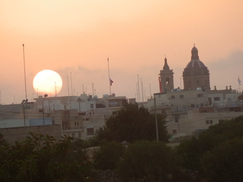 Sunset over Siggiewi, Malta OLYMPUS DIGITAL CAMERA Flickr