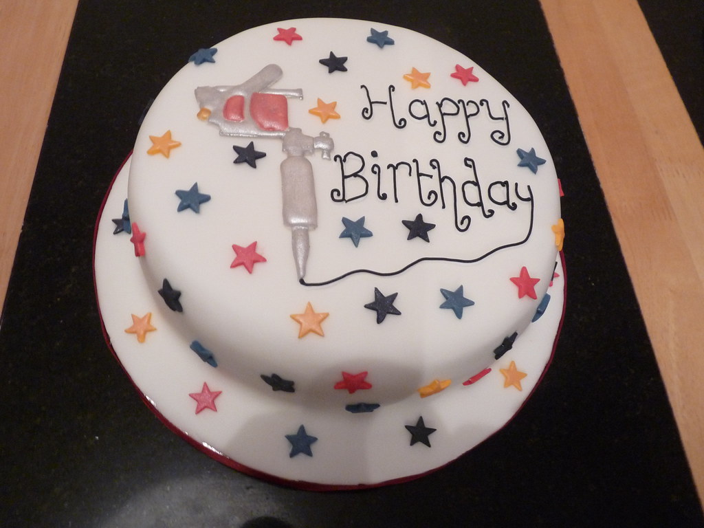 Tattoo machine cake sponge cake. Tattoo machine done with … Flickr