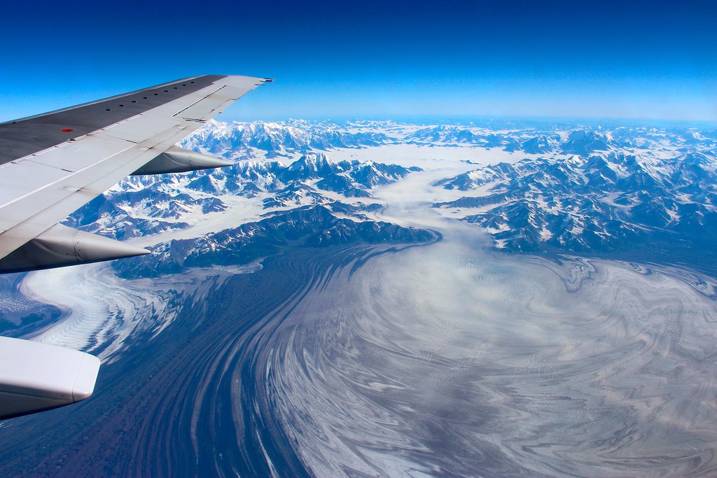 Glacial Flow Between Juneau and Anchorage, Alaska Flickr