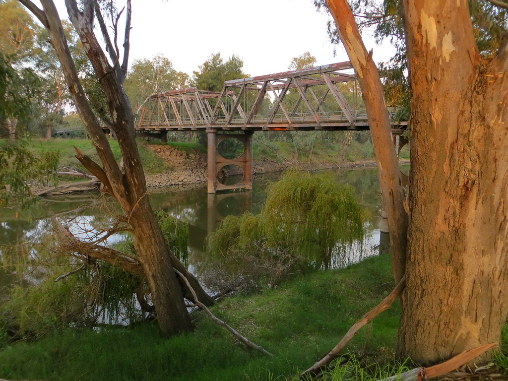 Wagga Wagga, The Hampden Bridge, 1895, Murrumbidgee River … Flickr