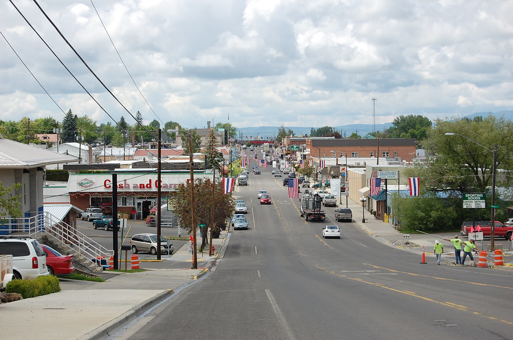Grangeville Idaho Downtown Looking west Photo on Main Stre… Flickr