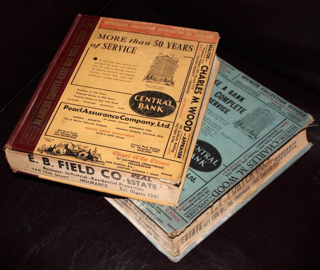 1939 and 1943 Phone Books Oakland, Alameda, Berkeley, Sa… Flickr