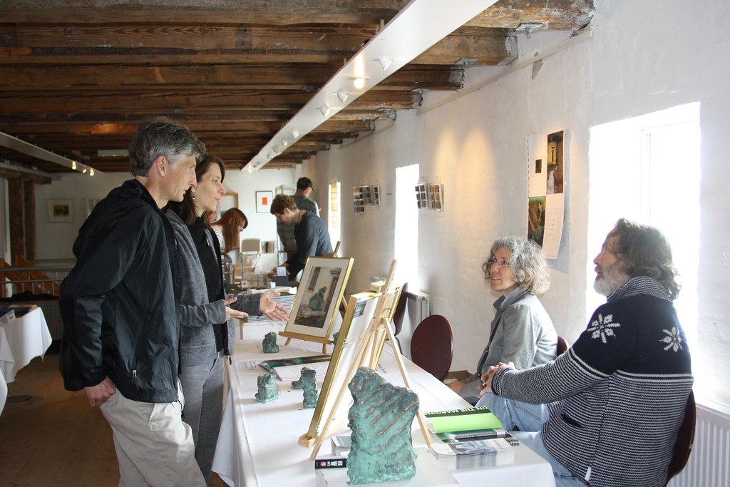 Henrik Westergaard showing work Image by Liz HempelJørgen… Flickr