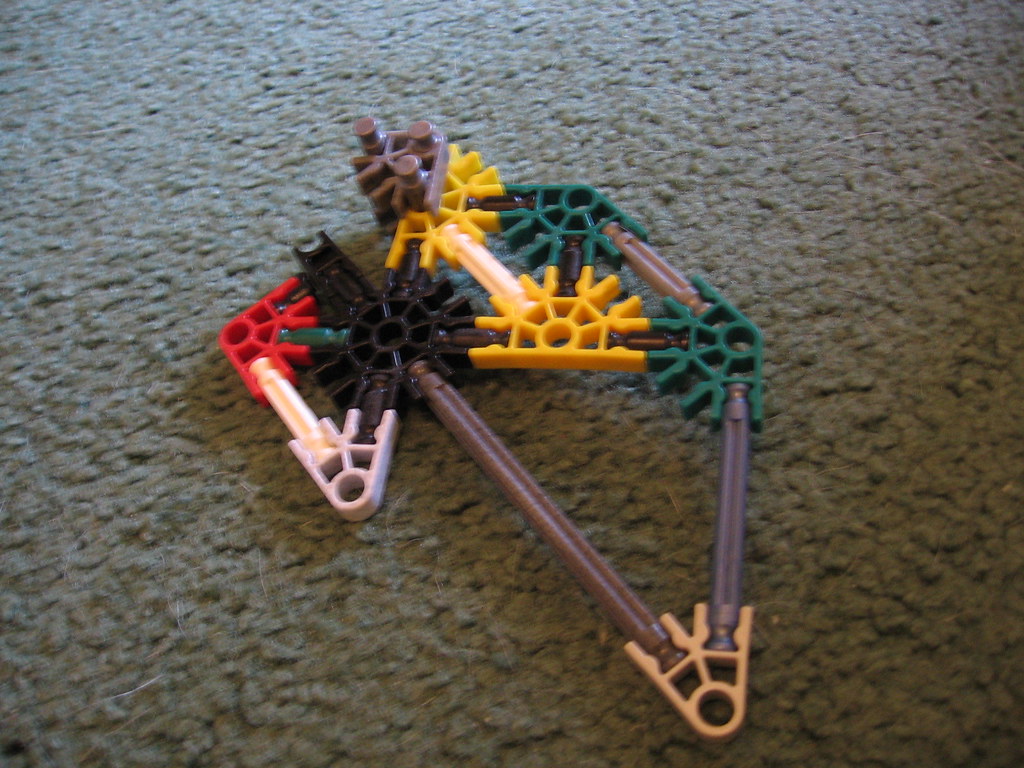 SemiAutomatic KNEX Rubber Band Gun The trigger mechanism… Flickr