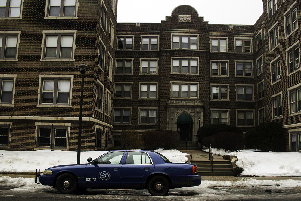 Pine Hill Apartments Don't mind the Starfleet car. Steve Ives Flickr