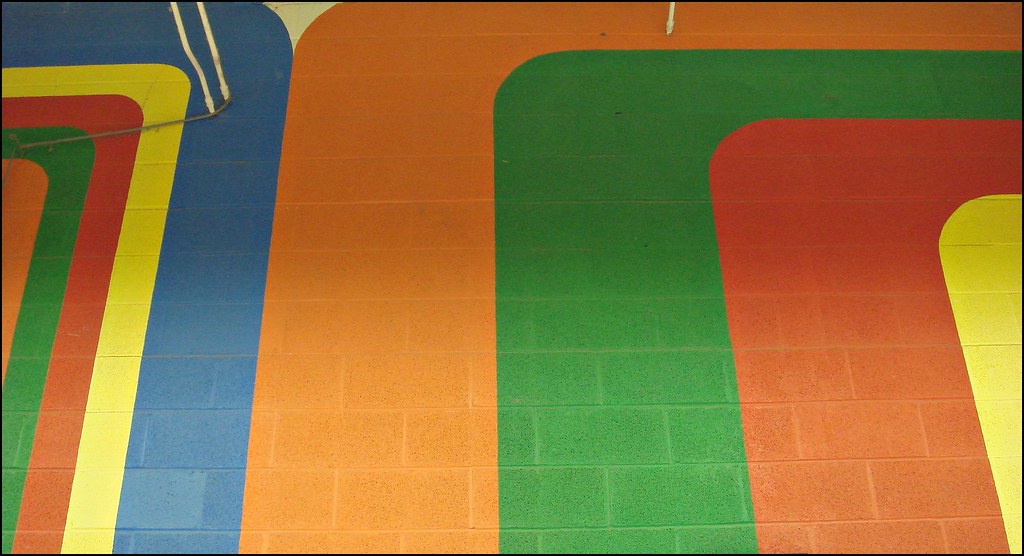 Rainbow Wall Colors Inside Horseheads Toys 'R' Us a photo on Flickriver