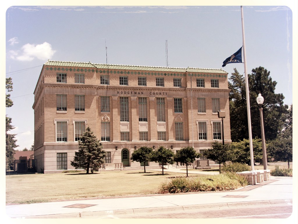 Hodgeman County (Kansas) courthouse Jetmore, Kansas. jimsawthat
