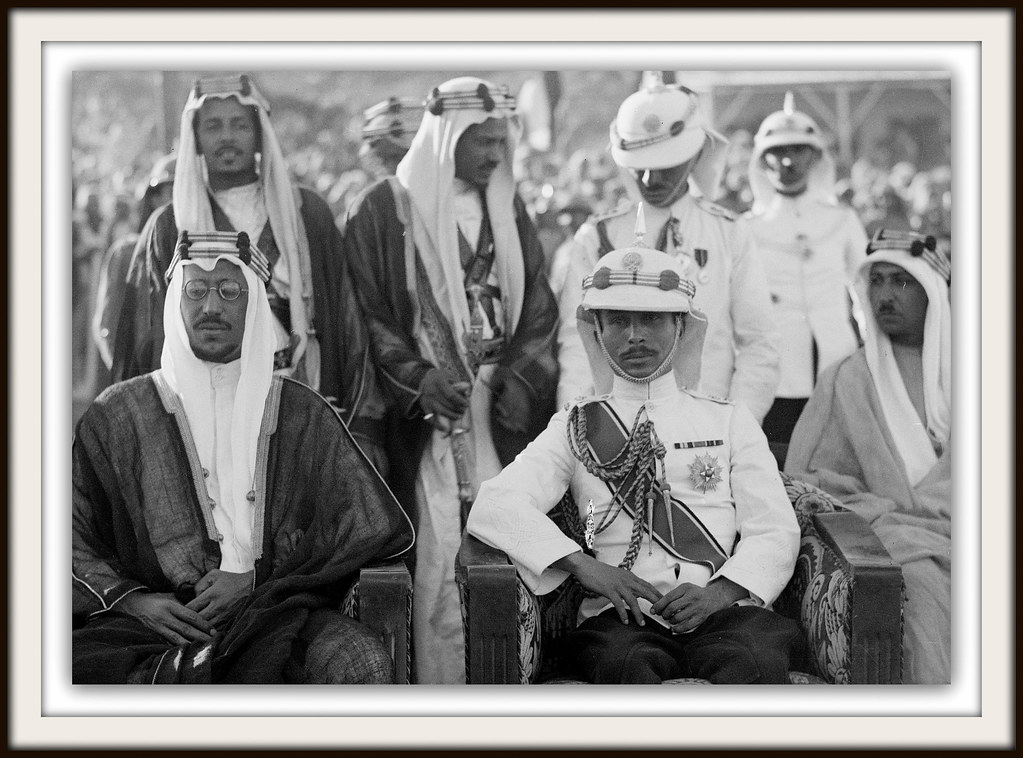 Crown Prince Talal ( later King Talal I of Jordan ) and Em… Flickr