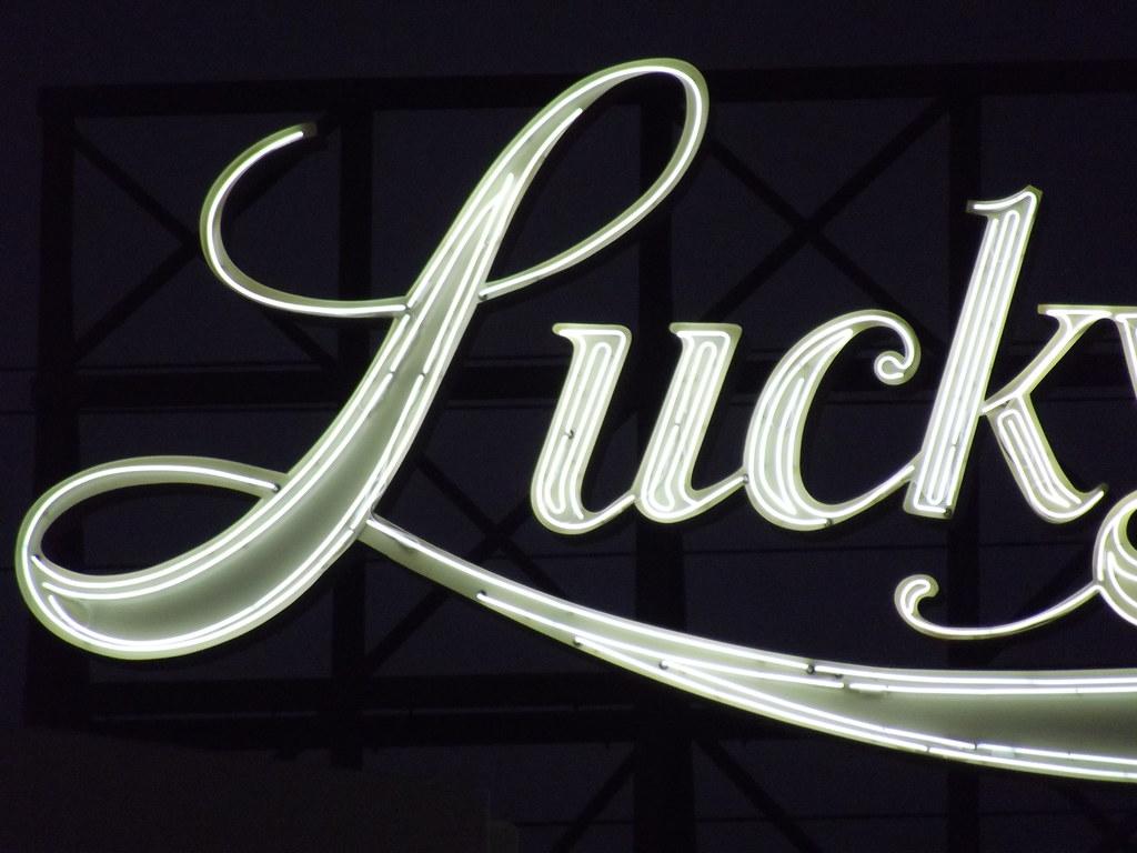 Lucky Brand headquarters A brand new logo sign from Lucky.… Flickr