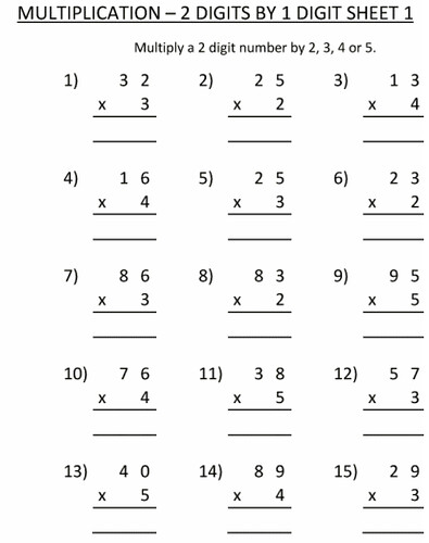 2 Digit By 1 Digit Multiplication | 2 Digit By 1 Digit Multi… | Flickr