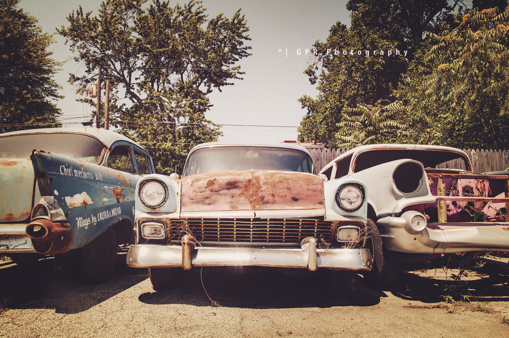 car graveyard seen on lincolnway, laporte, indiana Gary Flickr