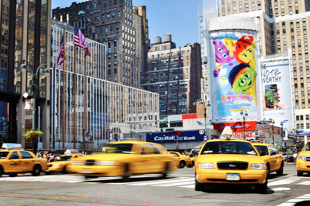 NYC Taxis Penn Station Jackie Watanabe Flickr
