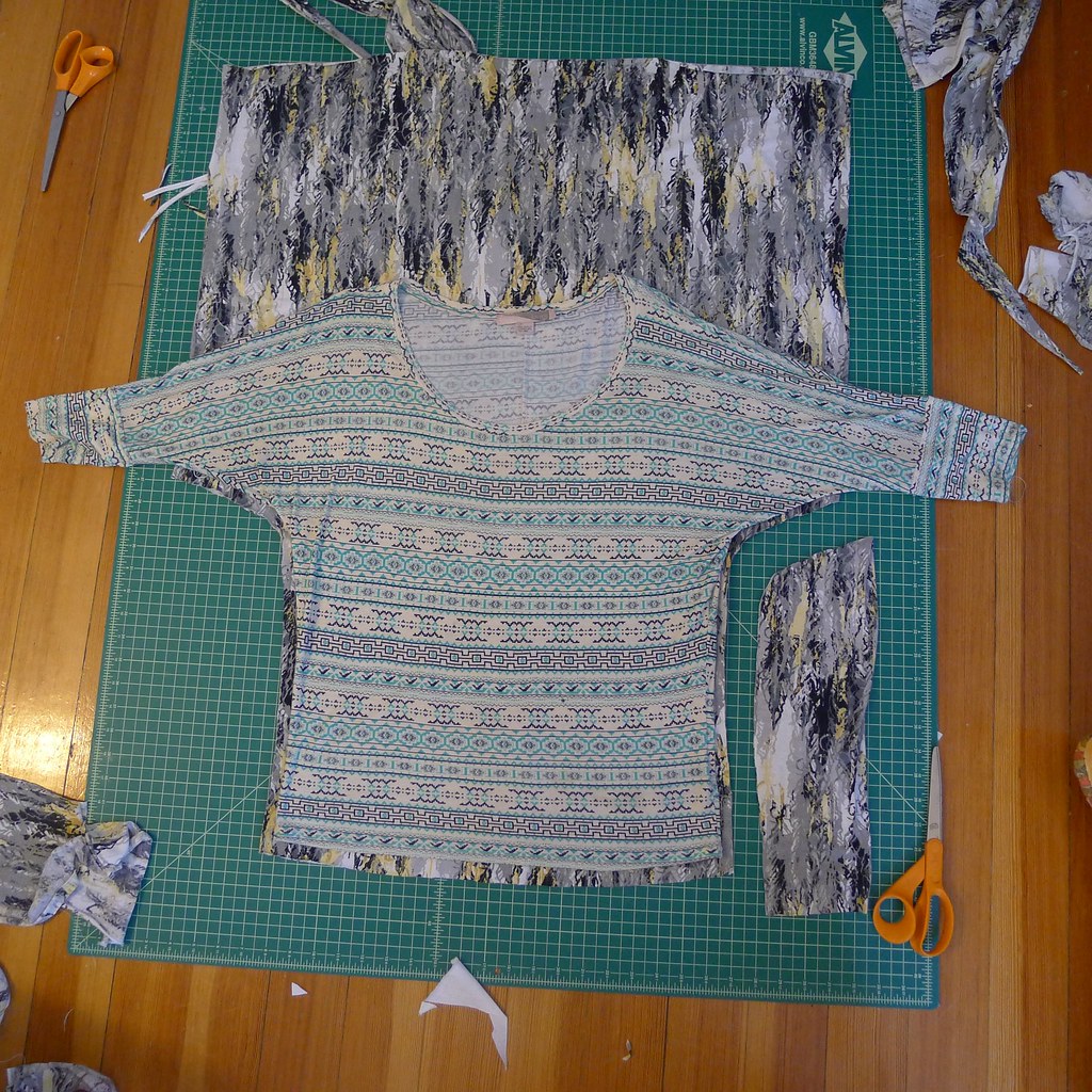 Jersey tunic DIY sewing jersey knit tunic with dolman sl… Flickr