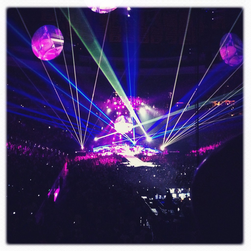 Coldplay lights. Coldplay July 6th 2012. Wells Fargo Cente… Katie