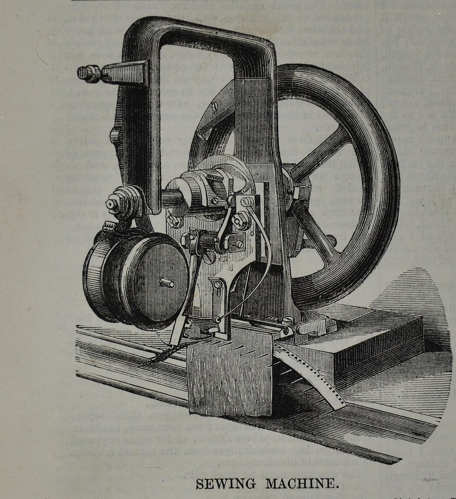 Sewing Machine Elias Howe English Mechanic 1870 Elias Ho… Flickr