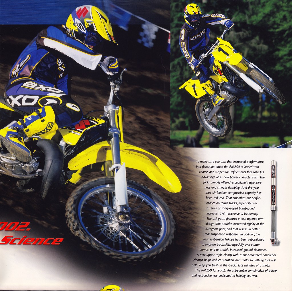 2002 Suzuki RM85, RM125 and RM250 Brochure page 5 | Tony Blazier | Flickr