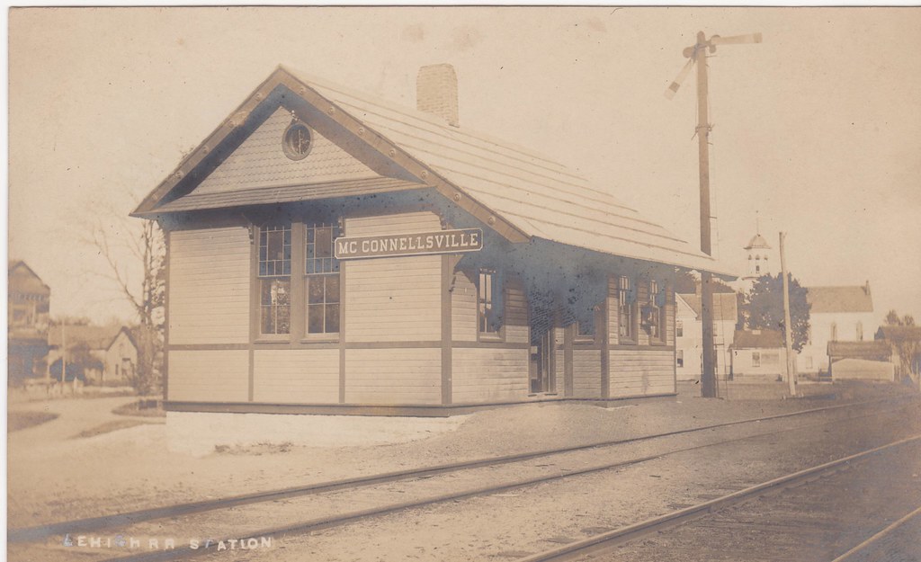 Lehigh Valley RR Station, McConnellsville, NY I'm sure tha… Flickr