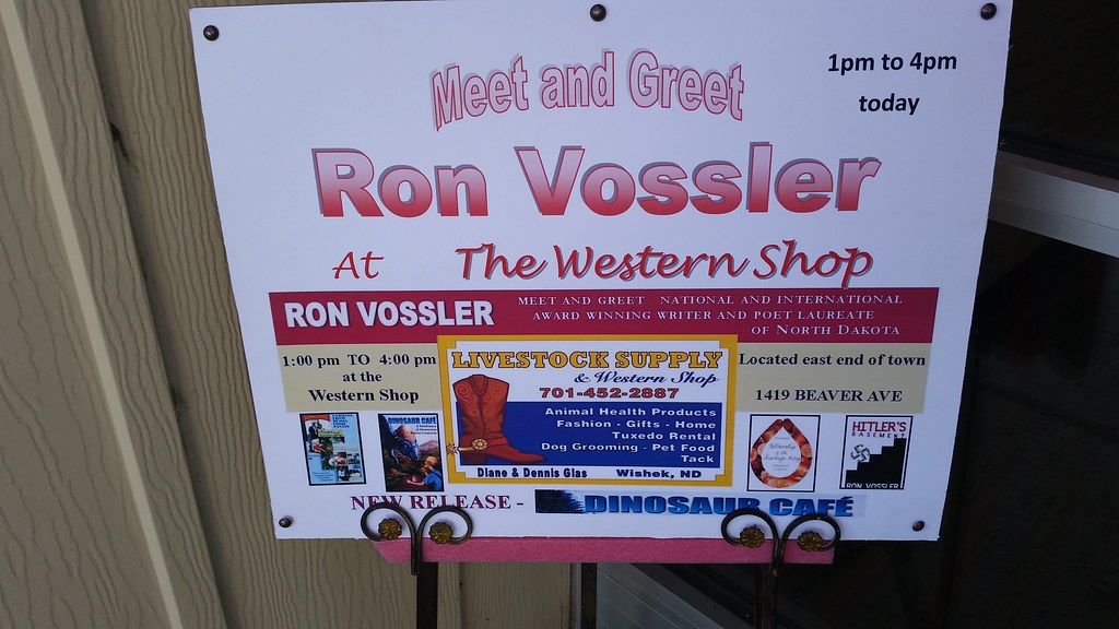 Ron Vossler sign 90th Sauerkraut Day, Wishek, North Dakota… Flickr