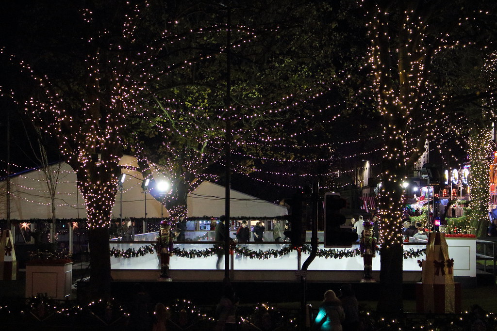 Ice Rink,Christmas Village at Night,Union Terrace,Aberdeen… Flickr