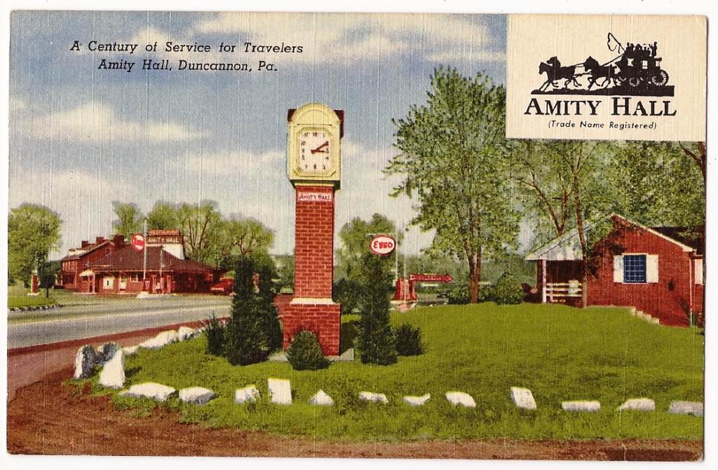 Amity Hall Inn & Motor Lodge Post card from its "hayday".… Flickr