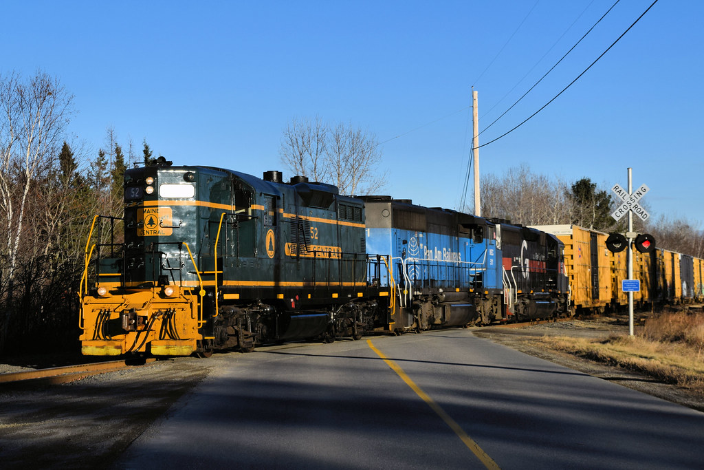 NMWA at Bog Road NMWA crossing Bog Road in Hermon, Maine. Billy