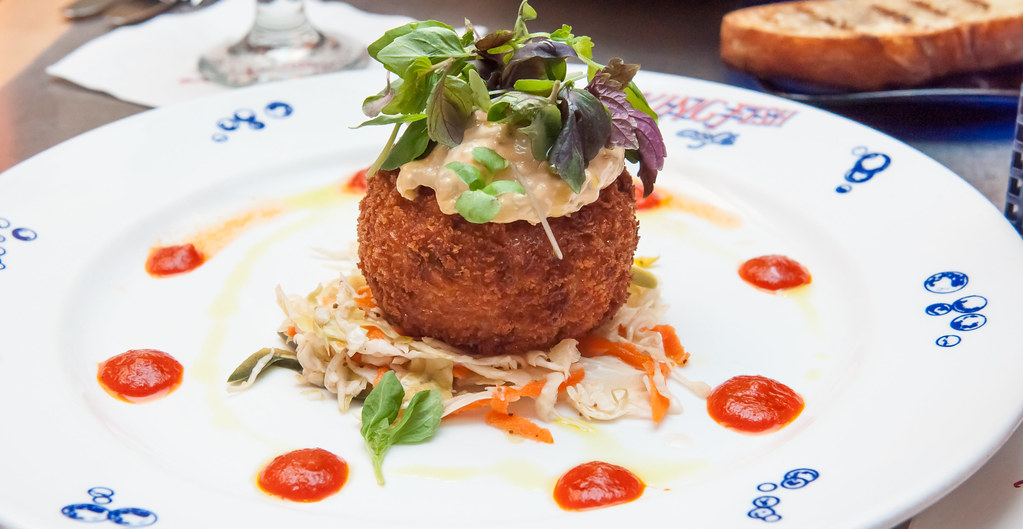 Jonah Crab Cake Flying Fish Cafe Crispy Maine Coast Jona… Flickr