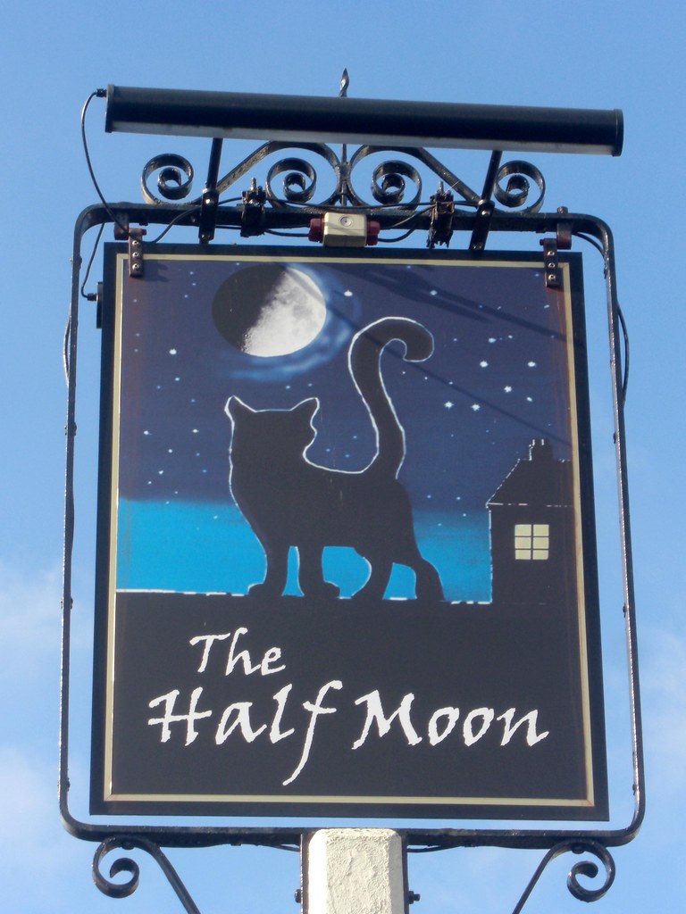 Whipton Half Moon Pub Sign Exeter This is the Half Moon pu… Flickr