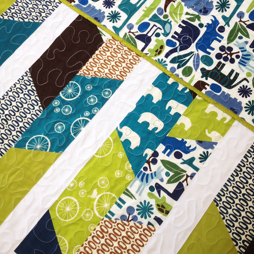 Baby Boy Quilt I used a fabric bundle from Fabricworm. LOV… Flickr