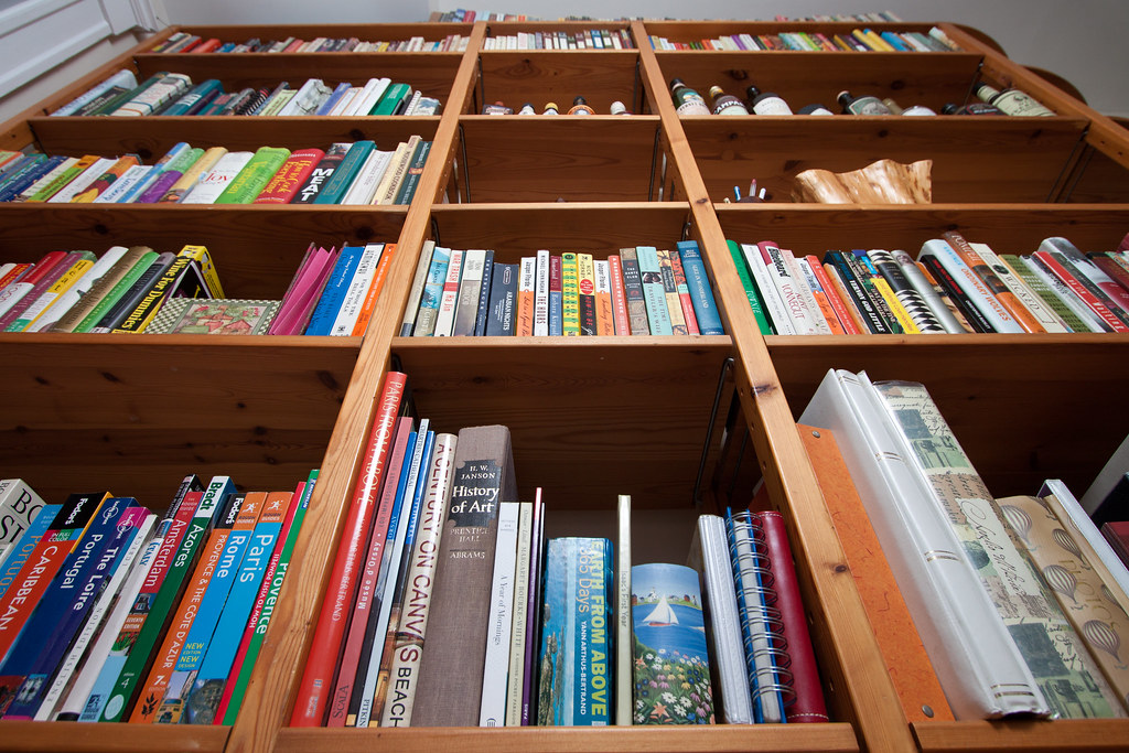 Bookshelf, Filled At Last [239/366] Day 239. As those of y… Flickr