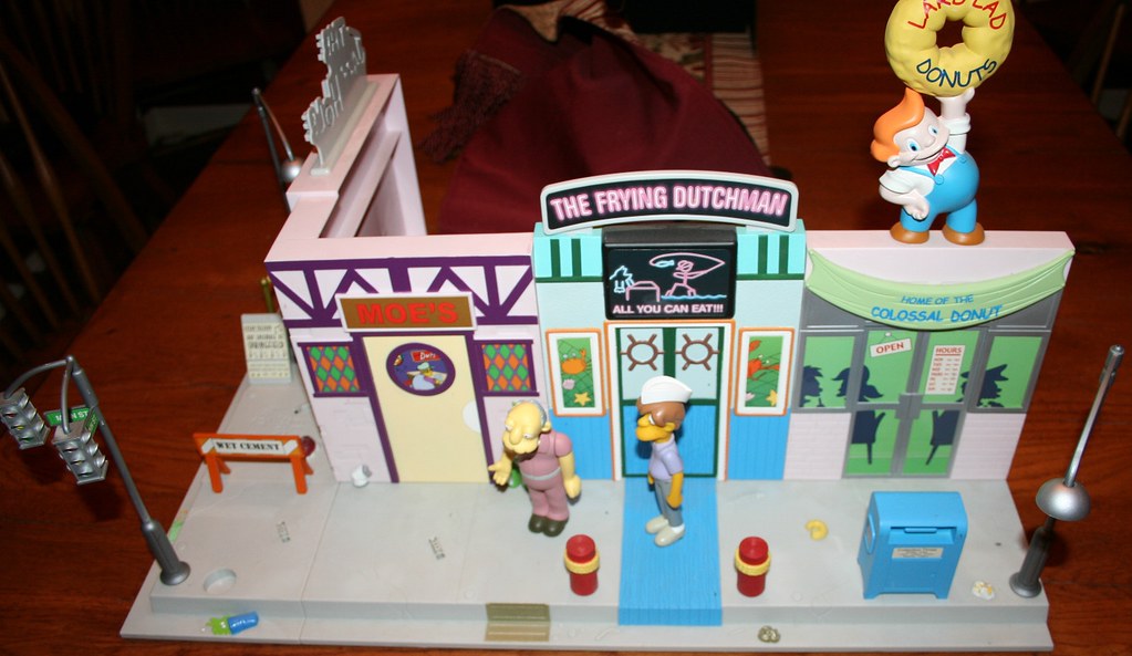 The Simpsons World of Springfield Playset Interactive Main… Flickr