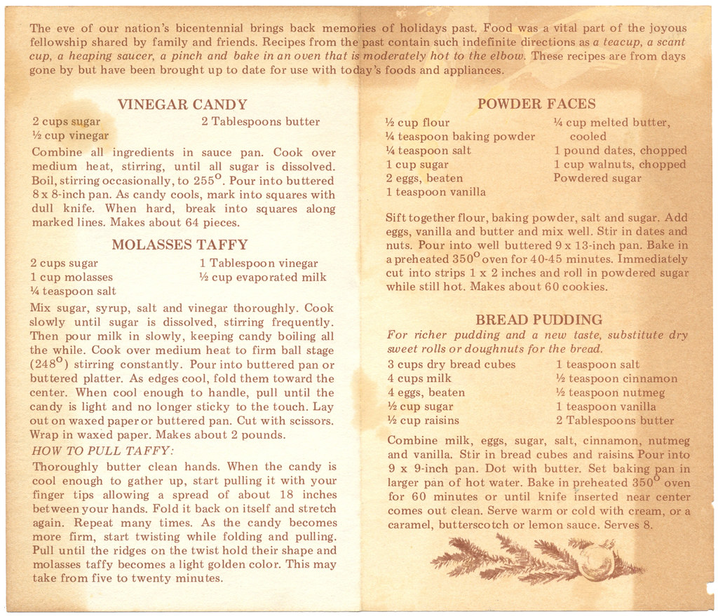 Home Economics Department Recipes B Eudaemonius Flickr