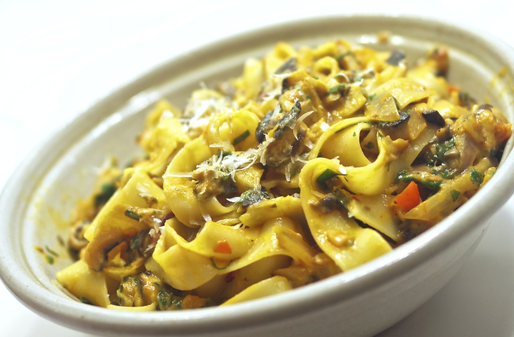 friday night pasta pappardelle pasta with a ragu of mushro… Flickr