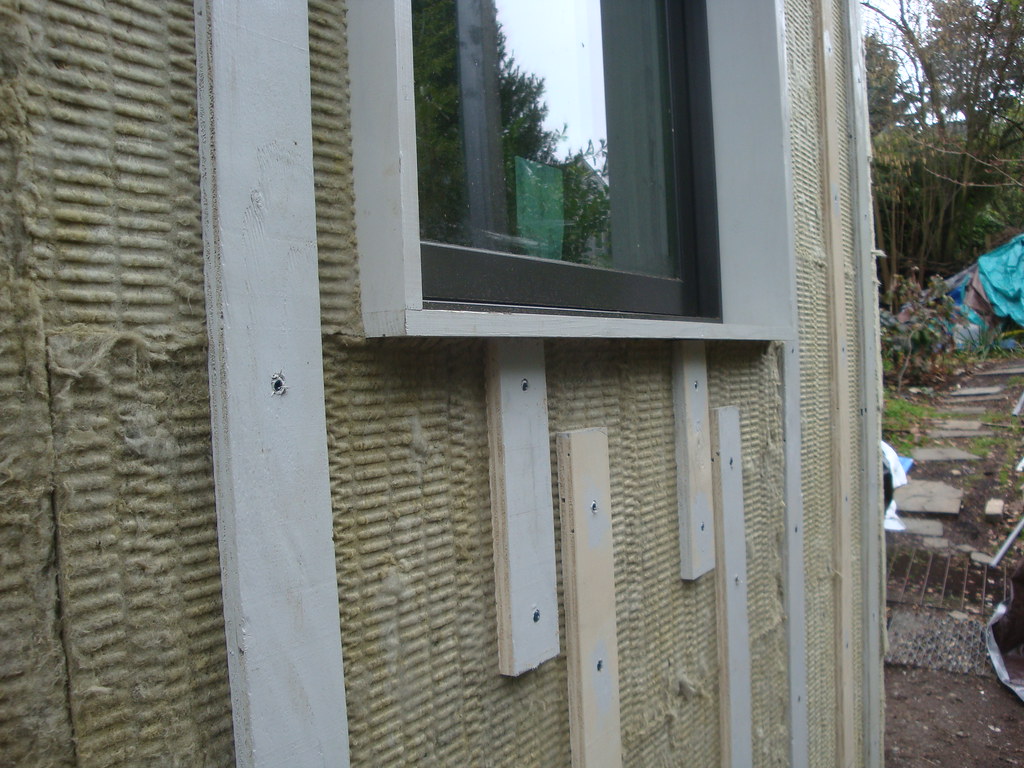 Rainscreen details We staggered the furring strips around … Flickr