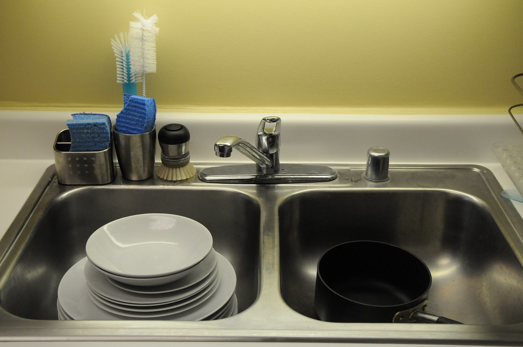 Sink with clean dishes Asset used in our ABC House App. Vi… Flickr