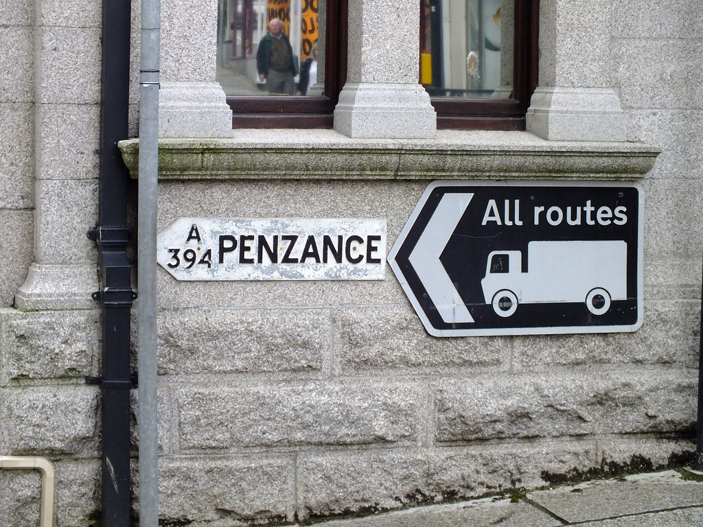 A394 Penzance Sign Wendron Street, Helston, Cornwall 5 Jul… Flickr