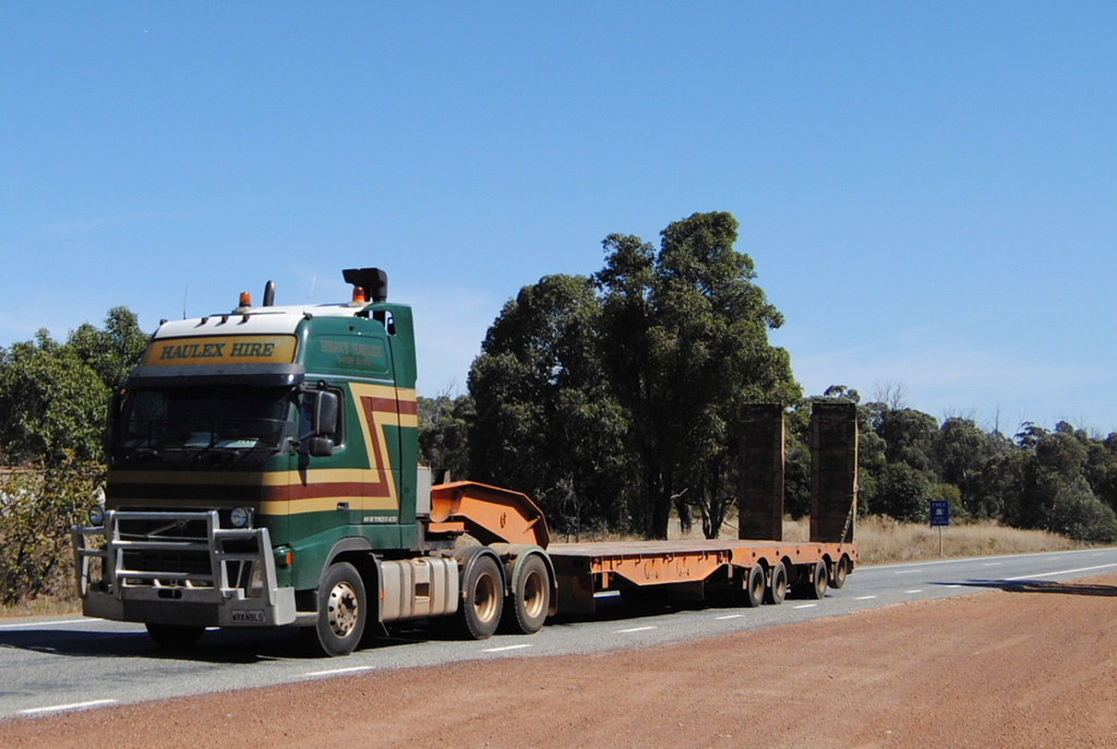 Haulex Hire Volvo FH East bound empty run. Waroona area, W… Terry