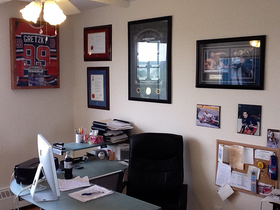 My home office/mancave Sports memorabilia Dr. K Flickr