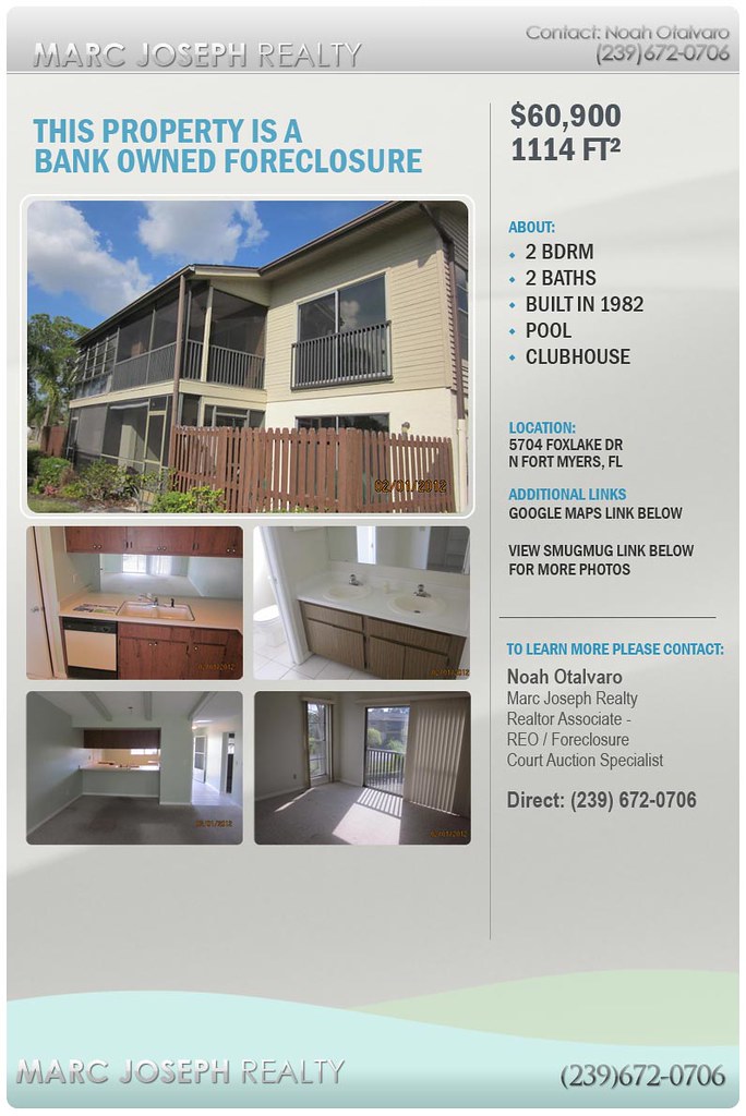 Foxlake Drive, Fort Myers, Lee County Foreclosure Fort Mye… Flickr