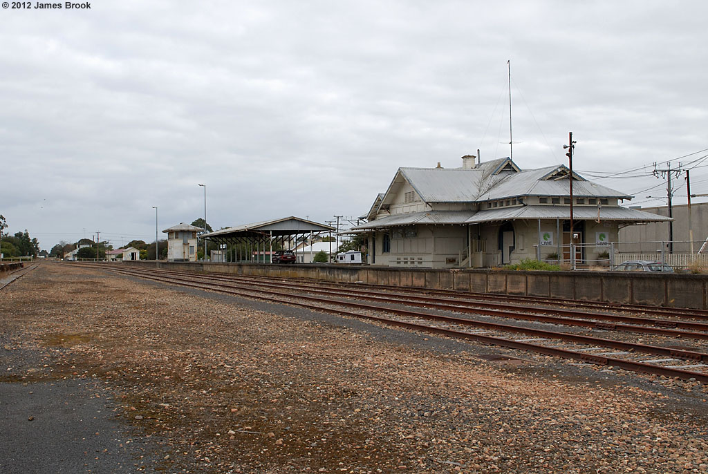 Mt Gambier railway station Mt Gambier station and yards vi… Flickr