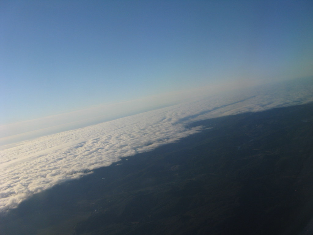 Blanket of Fog over Coos Bay, OR. Approaching Coos Bay & N… Flickr